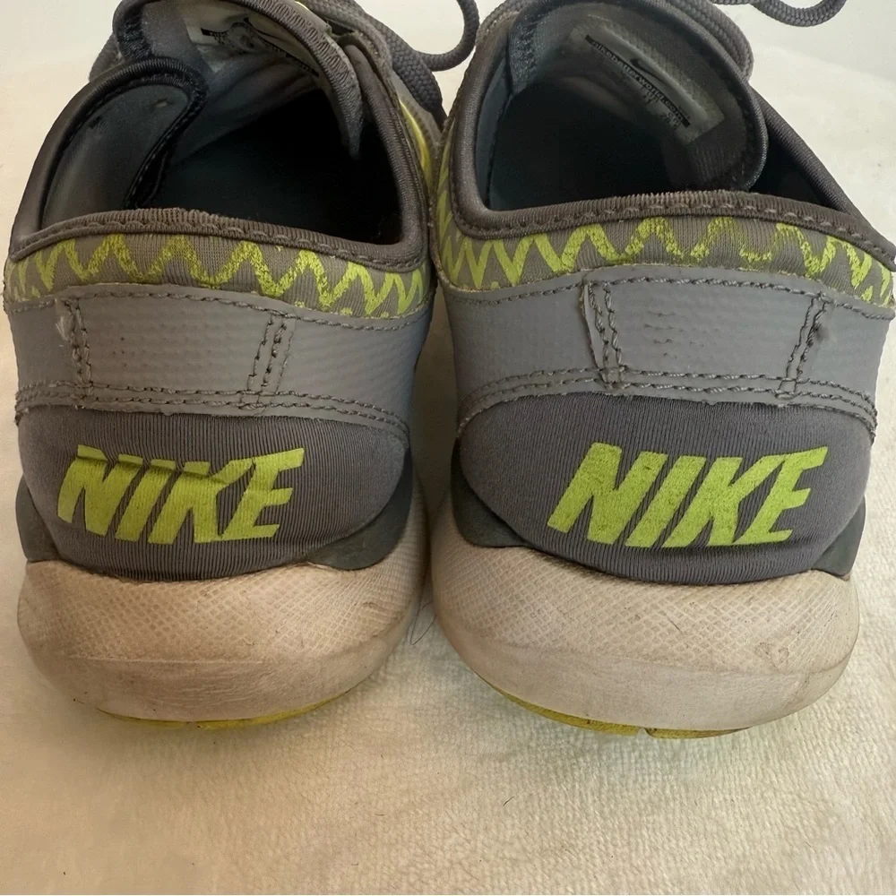 Nike Gray with Neon Yellow Accents Sneakers
